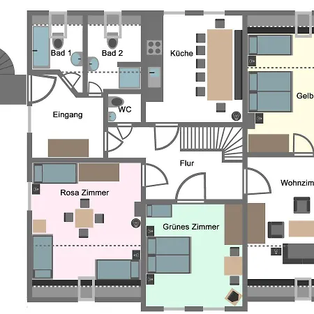 Child Friendly Near Beach In Apartment *